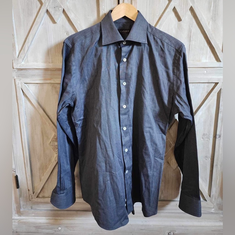 Authentic Canali Button Down Shirt - image 1